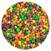 The Hampton Popcorn Company Nerds Rainbow bulk bag close-up, ideal for party snack displays