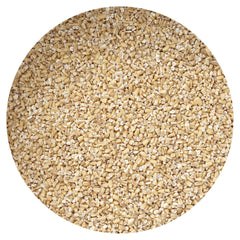 Hampton Regular Steel Cut Oats bulk bag close-up shows hearty, breakfast-ready texture.