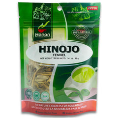 Hanan Peruvian Secrets Hinojo loose leaf tea ready to brew for digestive comfort.