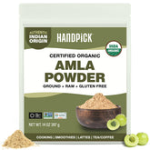 HANDPICK Amla Powder resealable pouch for easy storage and freshness