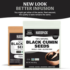 Toast HANDPICK black cumin to release aroma before cooking.