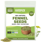 HANDPICK fennel seeds bulk pouch for versatile cooking and aroma enhancement