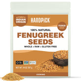 HANDPICK fenugreek seeds in a resealable pouch for fresh aroma and easy storage