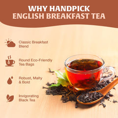 HANDPICK high-elevation Indian tea plantations highlight premium sourcing.