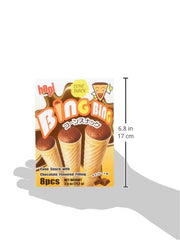 HAPI Bing Bing snack in hand, a portable chocolate treat for on-the-go