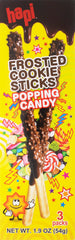 HAPI Frosted Cookie Sticks with popping candy, perfect for sharing at gatherings.