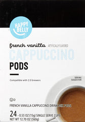 Happy Belly cappuccino pod before brewing