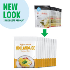 Happy Belly Hollandaise sauce mix with asparagus pairing for a bright side