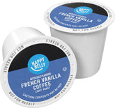 Happy Belly light roast French Vanilla pods in sealed packaging for freshness