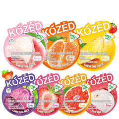Happy Global Kozed Peelable Gummy Candy front view, ideal for on-the-go snacking.