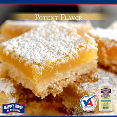 Happy Home Imitation Clear Butter Flavoring pour demonstrates easy integration into batters