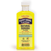 Happy Home banana flavoring bottle showing rich, non-alcoholic banana flavor for baking