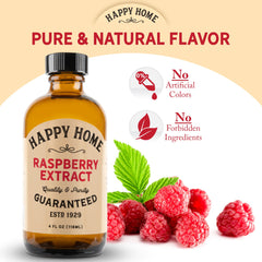 Happy Home Raspberry Flavor desserts idea shot for versatile use