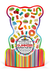 Happy Yummies gourmet gummies assortment with vibrant flavors for sharing and moments of joy.