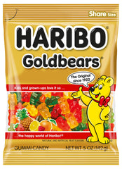 HARIBO Goldbears bag collection for sharing and everyday snacking.