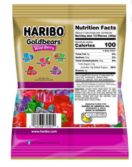 Haribo Goldbears colorful bears collection for movie nights and sharing a soft, chewy texture.