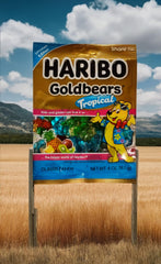 Haribo Goldbears Tropical Paradise Punch gummies for sharing at gatherings