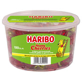 Haribo Happy Cherries pack front view, ideal party snack option.