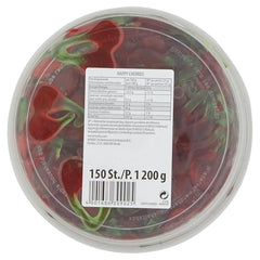Haribo Happy Cherries party bowl display, perfect for crowd-ready treats.