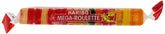 HARIBO Mega-Roulette gummy roll, colorful on-the-go snack option.