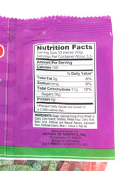 Close-up of Haribo Sour Spaghetti gummies for snack time fun