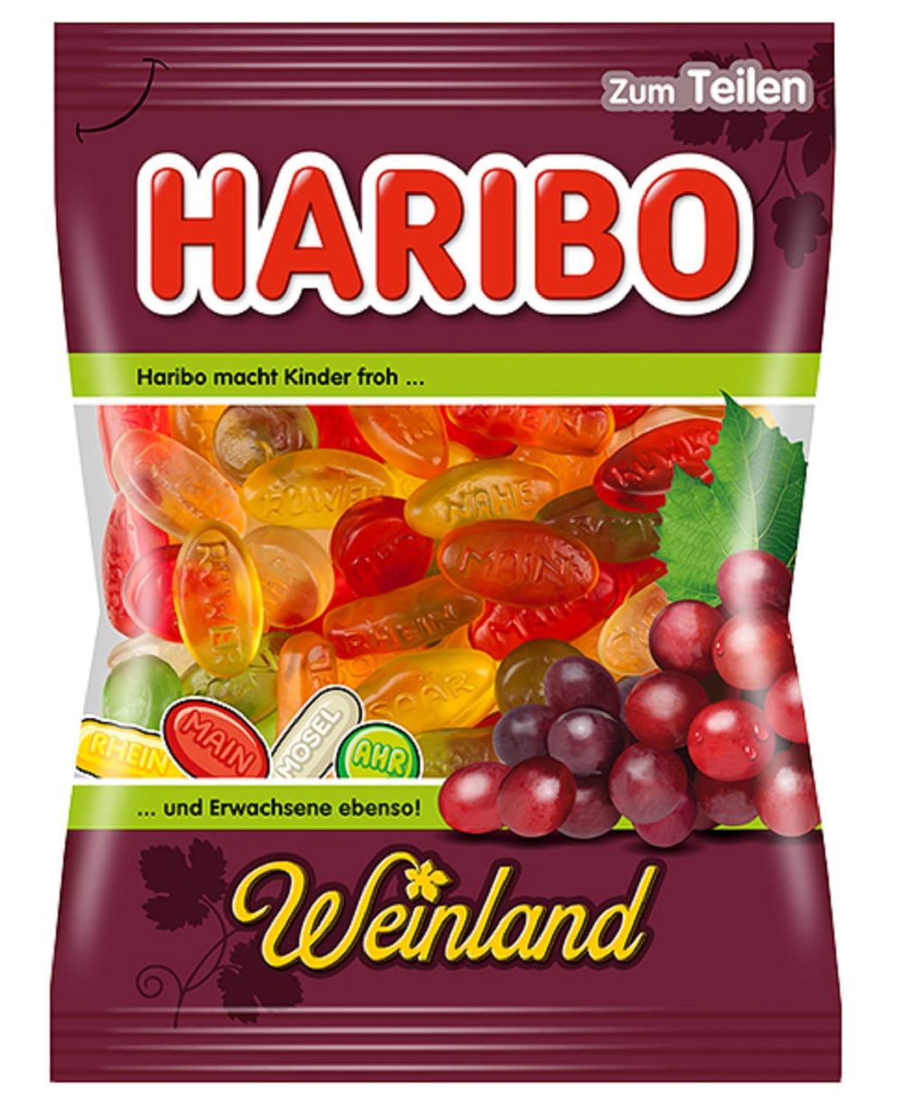 HARIBO Weinland pineapple fruit gum – aromatic bite for quick refreshment.
