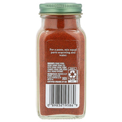 Simply Organic Harissa seasoning closeup highlights vibrant red color for flavorful dishes
