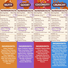 Harken Lil’ Ones Gooey Bar with date caramel and creamy chocolate.