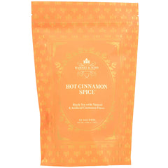 Harney & Sons Hot Cinnamon Spice sachets ready to brew a fragrant 12 oz cup