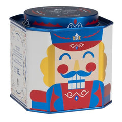 Harney and Sons Nutcracker Blend apricot pieces and marigold petals on display.