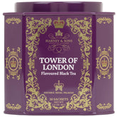 Harney & Sons Tower of London tea tin with elegant packaging, ideal for gifting.