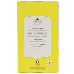 Brewing Harney & Sons Tropical Green tea in a cup reveals a smooth palate