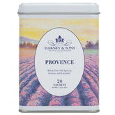 Harney & Sons Provence white tea tin front view for a relaxing afternoon