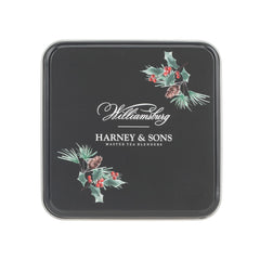 Harney & Sons apple-flavor tea with dried apple pieces, inviting aroma.