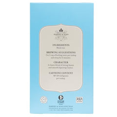 Steeping Harney & Sons Black Tea Orange Pekoe yields a rich infusion