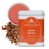 Harney & Sons Blood Orange Fruit Tea loose leaf blend with dried fruits