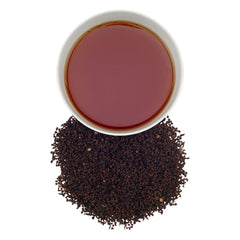 Harney & Sons chai tea spice blend in a cup evokes warm comforting aroma.