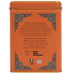 Harney & Sons Chinese black tea base forming a rich, dark infusion
