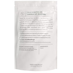 Harney & Sons Colonial Williamsburg Yaupon Tea in a premium resealable bag for easy daily use.