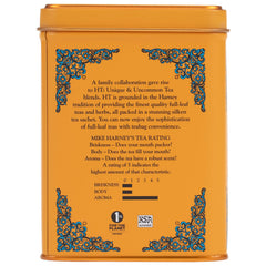 Harney and Sons decaf sachets closeup showing convenient 12-ounce portions
