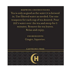 Harney and Sons Ginger Liquorice blend dry ingredients.