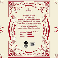 Harney and Sons Holiday Tea hot cup serve showcases inviting aroma and comforting flavor.