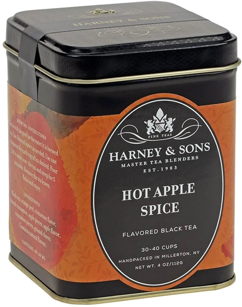 Harney & Sons Hot Apple Spice tea loose leaves with a warm autumn aroma for cozy moments.