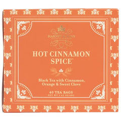 Harney & Sons Hot Cinnamon Spice cup steaming, ideal for a cozy morning.