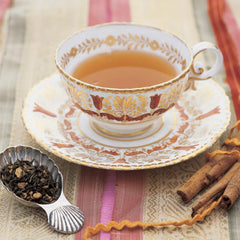 Harney & Sons Hot Cinnamon Spice cinnamon bark pieces add depth to the blend.