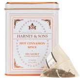 Harney & Sons Hot Cinnamon Spice sachets ready to brew for a bold cup