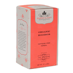 Harney & Sons Organic Rooibos tea bags ready for fresh, convenient brewing
