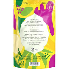 Harney and Sons Passion Fruit Iced Tea full-leaf tea bags ready to brew and enjoy.
