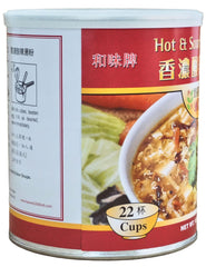 Bowl of Harvest 2000 Hot and Sour Soup showing peppery flavor
