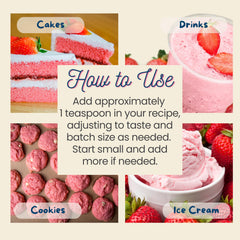 Harvest Moon Delights organic extract adds rich strawberry to cookies and pastries.
